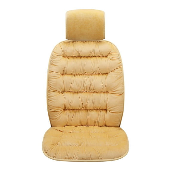 Kokovifyves Warm Plush Car Seat Cover Front Rear Pad Cushion Auto Protector for Winter Soft