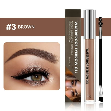 Kokovifyves Waterproof Eyebrow Gel Makeup Non Smudging Eyebrow Shaping Eyebrow Gel 24 g