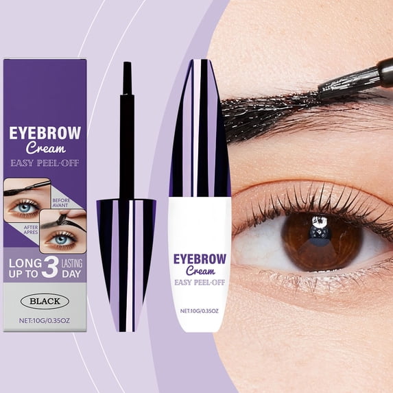 Kokovifyves Waterproof Eyebrow Gel Tear Off Eyebrow Cream Is Not Easy To Peel Off Smudging and Long-lasting
