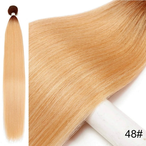 Kokovifyves Wigs on Sale High Temperature Flame Retardant Silk Synthetic Wig Hair Bundle Spring 24 Inches