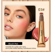 Kokovifyves Women's Beauty and Makeup Blush Stick Cream Blush & Highlighter Makeup in Double Ended Stick