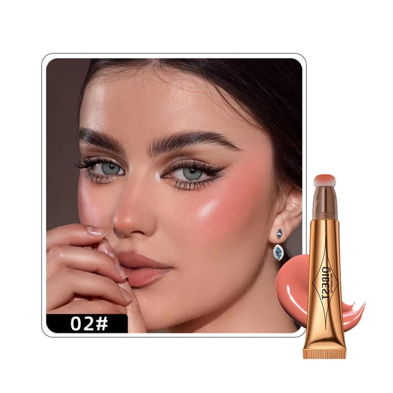 Kokovifyves Women's Beauty and Makeup Blush Stick Cream Blush & Highlighter Makeup in Double Ended Stick