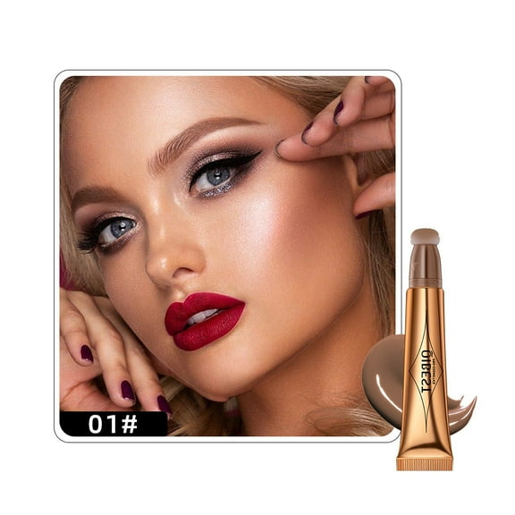 Kokovifyves Women's Beauty and Makeup Blush Stick Cream Blush & Highlighter Makeup in Double Ended Stick