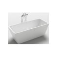 thumbnail image 1 of Kokss Garda 67" Freestanding Soaking Rectangular Bathtub, 1 of 4