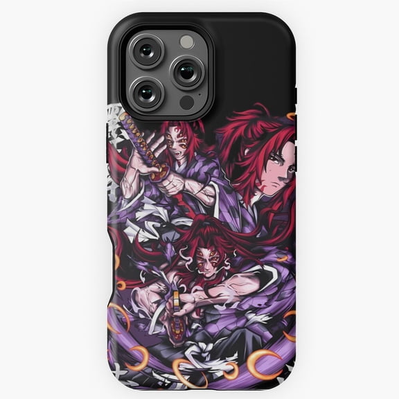 Kokushibo Demon Slayer Anime Manga Phone Case for iPhone 16 15 14 13 12 11 Pro Max - Aesthetic Phone M97