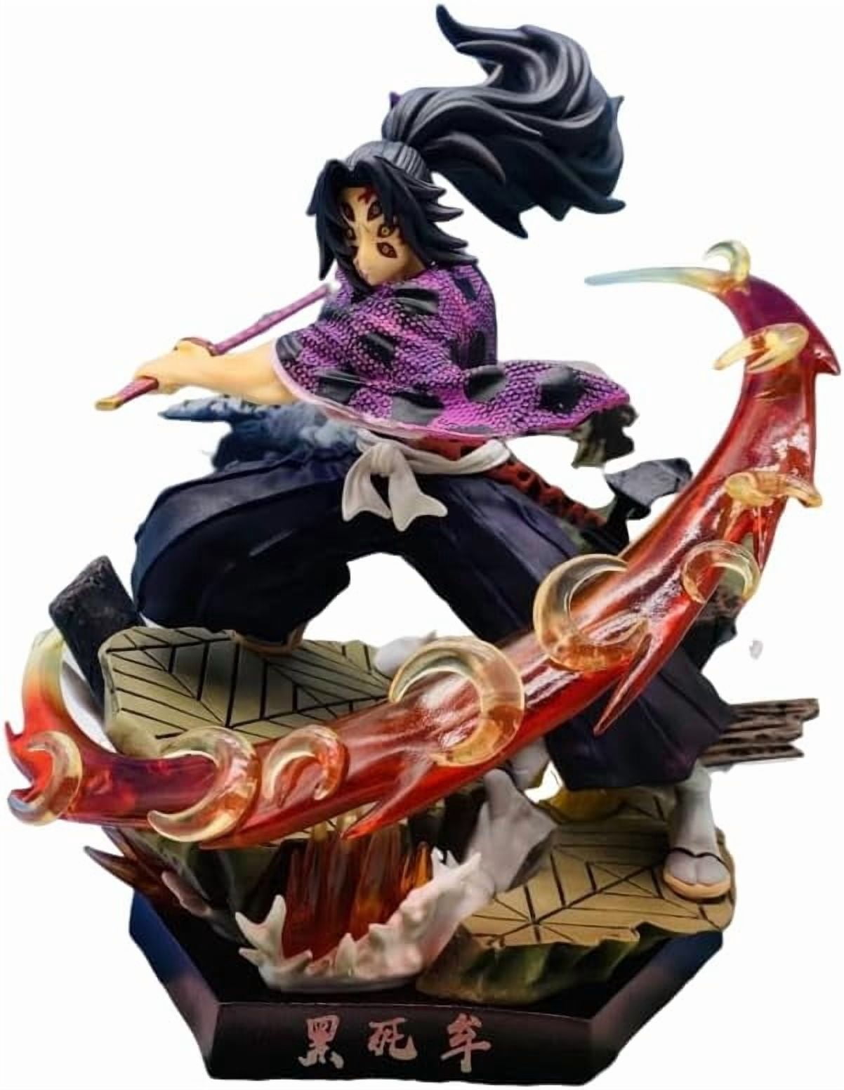 Kokushibo Figure Fighting Kokushibo Figurine 26cm/10.2inch Handmade PVC Anime Game Character Model Statue Collectible Craft Gift