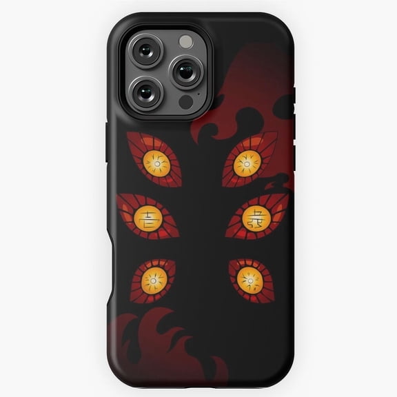 Kokushibo's Demon Eyes from Demon Slayer, Upper Moon One Anime P326 Phone Case for iPhone 11 12 13 14 15 16 17 Pro Max