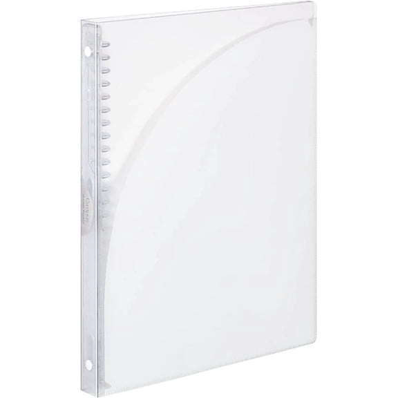 Kokuyo Campus Slide Binder, Adapt Slim, Double Pockets, B5, 26 Holes, Up to 65 Sheets, Transparent, Japan Import (-AP711T)