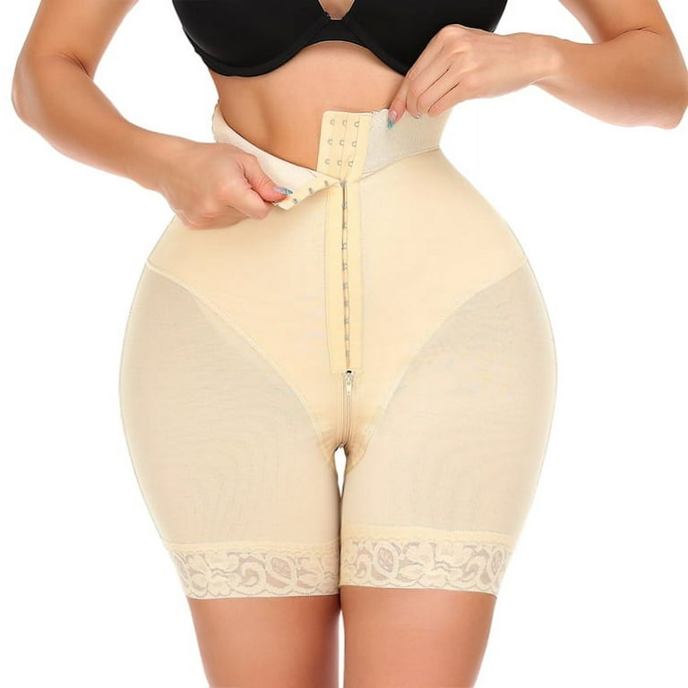 Womens Extra Firm Girdle S-XL Black or White Open Bottom Shapewear