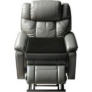 Kolbs Extra Large Recliner Cushion | Chic 2 Tone Velvet Cover | Memory Foam Seat Cushion