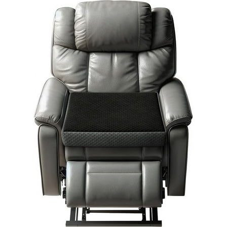 Kolbs Extra Large Recliner Cushion | Chic 2 Tone Velvet Cover | Memory Foam Seat Cushion