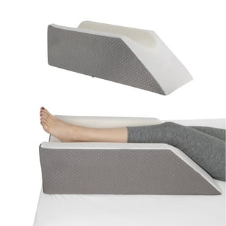 Forias Double Leg Elevation Pillow, Leg Elevation Pillows for Swelling  Memory Foam Leg Pillows for Sleeping with Non-Slip Bottom Wedge Pillow for  Legs