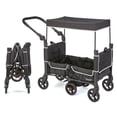 thumbnail image 1 of Kolcraft Cloud 360 Lightweight Double Baby Stroller Wagon, Black, 1 of 7