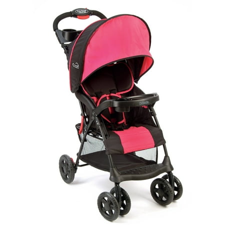 Kolcraft Cloud Sport Lightweight Stroller, Fuchsia Pink, Umbrella Stroller, For Children Up to 50 lbs