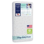 Kolcraft Dual Firm Crib and Toddler Mattress, Antibacterial and Waterproof
