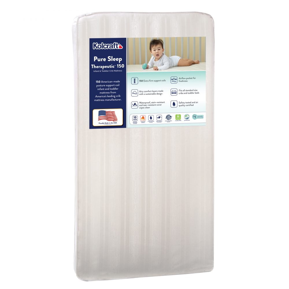 Kolcraft Pure Sleep Therapeutic 150 Baby Crib/Toddler Mattress