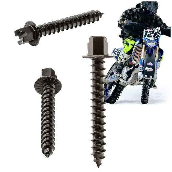 Kold Kutter Outlaw Series Traction Screws (#12 1" 500 Pack) Winter Ice & Snow Tire Heavy Duty Studs Spikes for Racing Dirt Bikes, ATVs, Motorcycles, and Snowmobiles Tracks