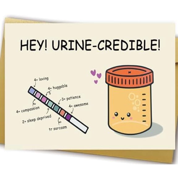 Koldwater Funny Thank You Card for Nurse Doctor, Nurse Preceptor Gifts, Healthcare Worker Appreciation Card, Urology Gifts