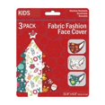 thumbnail image 1 of Kole Imports  11.4 x 4.3 in. Kids Christmas Theme Washable Face Masks, 3 per Pack - Pack of 100, 1 of 1