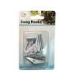 thumbnail image 1 of Kole Imports AA387-66 My Helper White Swag Hooks with Hardware, Pack of 2 - Case of 66, 1 of 1