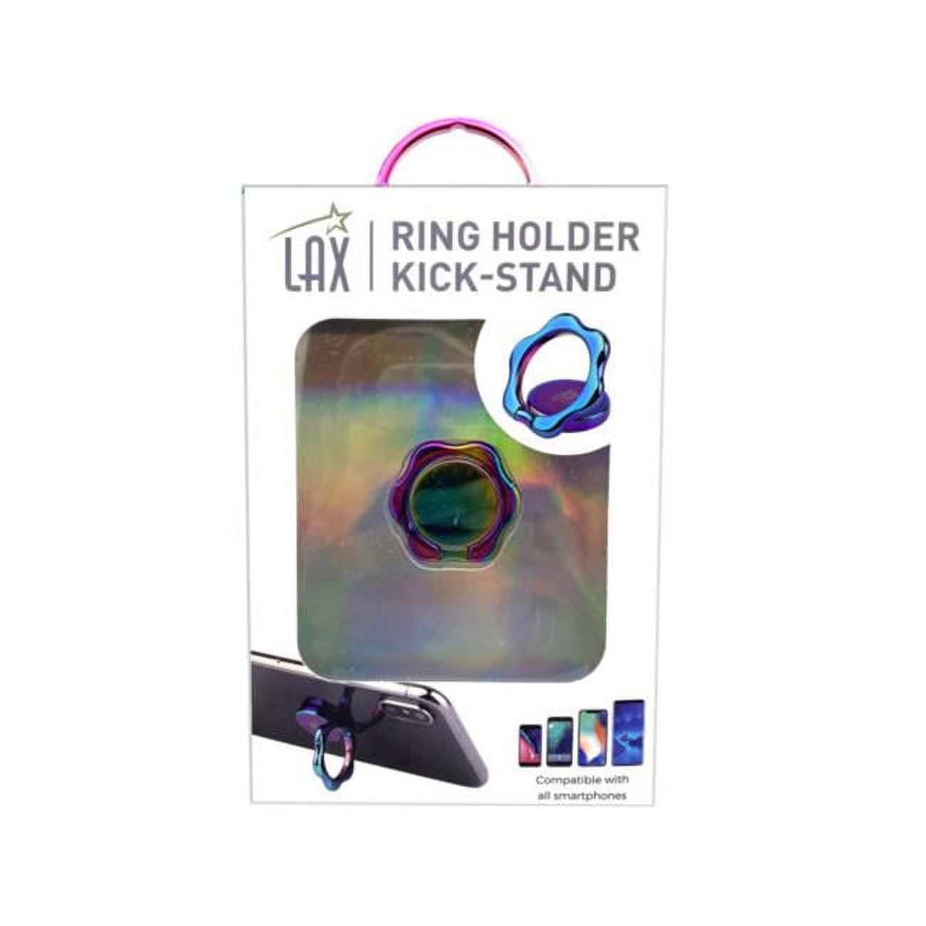 Key Loop Phones Kole Imports AA411-54 LAX Multichrome Key Ring Phone Holder - Pack of ...