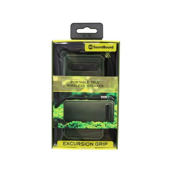 Kole Imports AC940-8 Sound Bound Excursion Grip Rugged Bluetooth Speaker in Green, Pack of 8