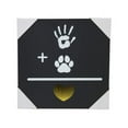 thumbnail image 1 of Kole Imports AC961-12 12 x 12 in. MDF Block Decor Sign Hand & Paw Equals Love, Pack of 12, 1 of 1