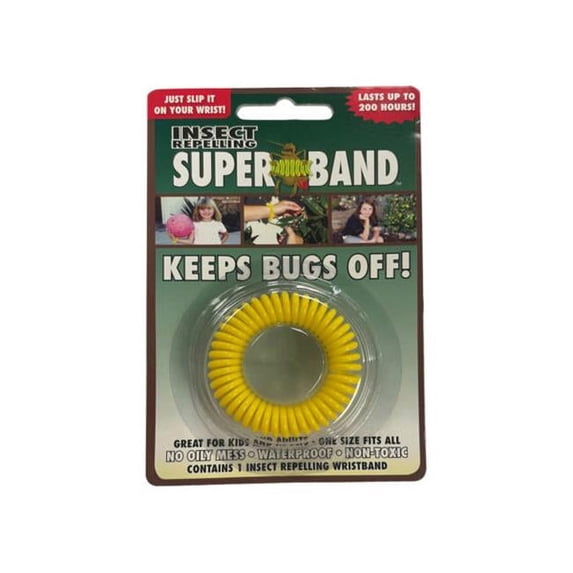 Kole Imports BJ480-12 Superband Insect Repelling Bracelet, Pack of 12
