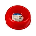 thumbnail image 1 of Kole Imports DI571-24 6 in. dia. & 8 oz Plastic Pet Bowl, 24 Piece -Pack of 24, 1 of 1