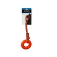 thumbnail image 1 of Kole Imports DI613-18 Rubber Ring with Rope Dog Pull Toy - 18 Piece -Pack of 18, 1 of 1