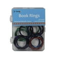 thumbnail image 1 of Kole Imports EC359-72 Book Rings, Assorted Metallic Color - 16 Count - Case of 72, 1 of 1