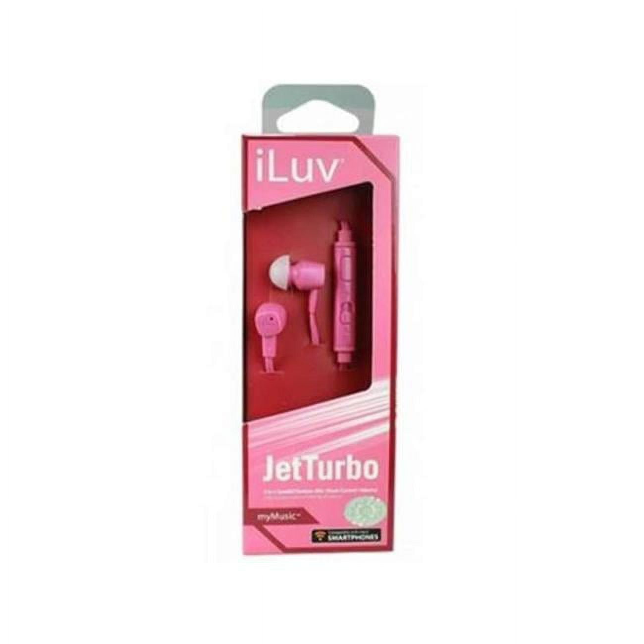 Kole Imports EC391 20 Iluv Jet Turbo In Line Volume Control Earbuds Case of 20