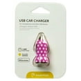 thumbnail image 1 of Kole Imports EN086-48 2.5 x 1 in. iEssentials Pink & White Polka Dot USB Car 1A Charger, 48 Piece, 1 of 1