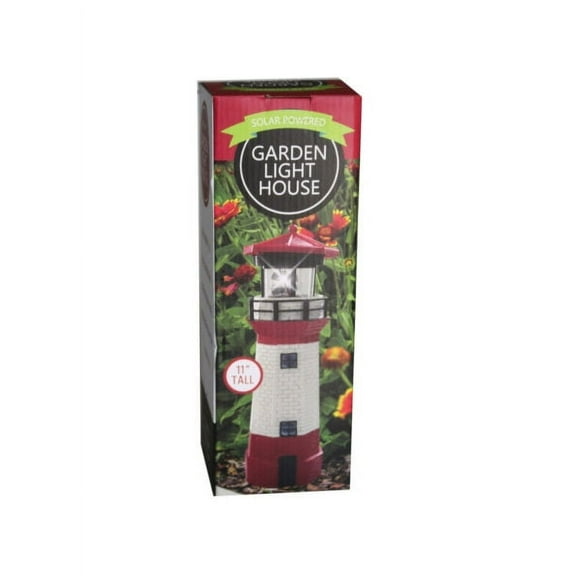 Kole Imports Fox River Creations 12 inch Solar Lighthouse