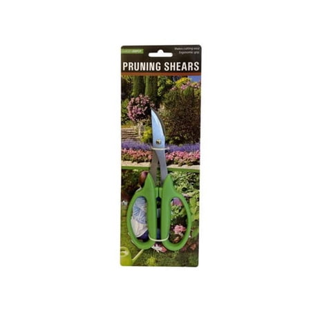 Kole Imports GE776-12 Stainless Steel Curved Blade Pruning Scissors - Pack of 12