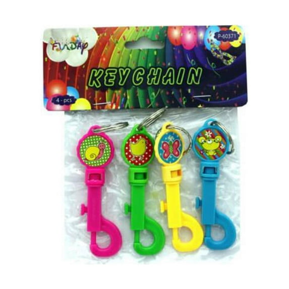 Kole Imports GW634-24 Colorful Key Chain, 24 Piece