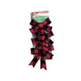 thumbnail image 1 of Kole Imports GW994-60 Buffalo Plaid Bows, Red - Small - Pack of 60, 1 of 1