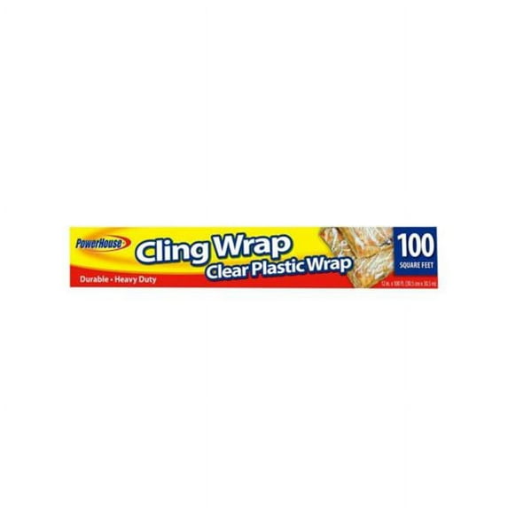 Kole Imports GX139-80 Clear Plastic Wrap - Pack of 80