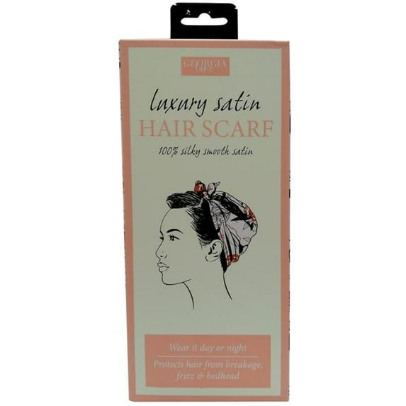 Kole Imports Georgia Lane Vintage Lily Design Silky Satin Hair Scarf - Pack of 28