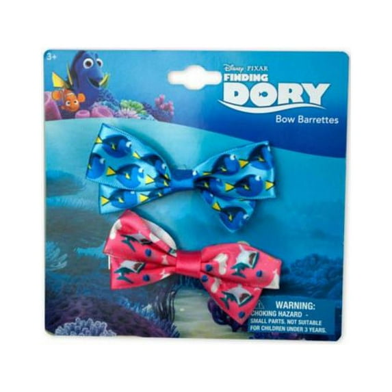 Kole Imports KA528-48 3.25 x 1 in. H.E.R Finding Dory Hair Bows, 48 Piece