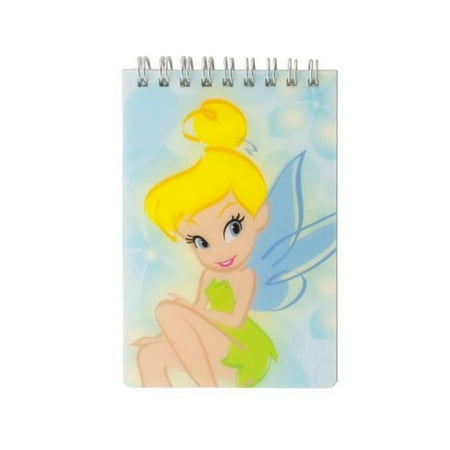 Kole Imports KL297-96 3.375 x 5.25 in. Disney Tinkerbell Mini Notebook, Pack of 96