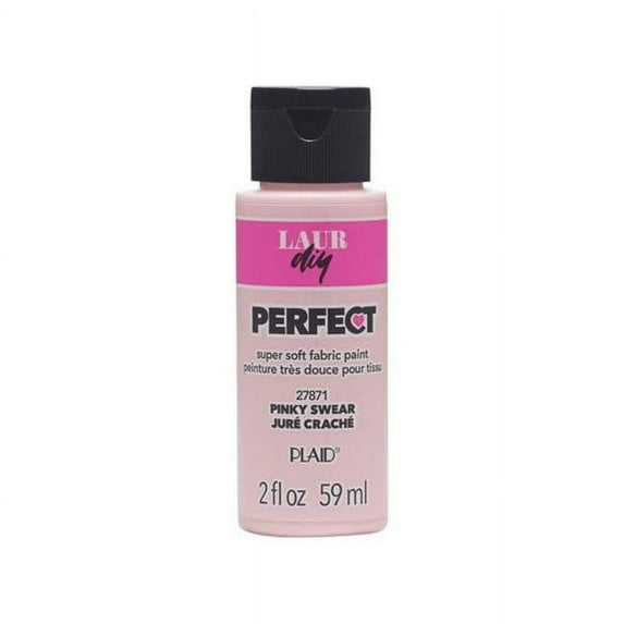Kole Imports PH538-48 2 oz Soft Fabric Paint, Pinky Swear Pink - Case of 48
