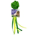thumbnail image 1 of Kole Imports AG166 Rattan Ball with Bell Cat Toy, Assorted Color - Pack of 40, 1 of 1