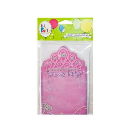 Kole Imports SA684-72 Princess Invitation - 8 Count - Case of 72