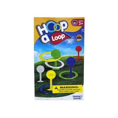 Kole Imports SK266-2 Hoop a Loop Outdoor Ring Toss Game Set - Pack of 2