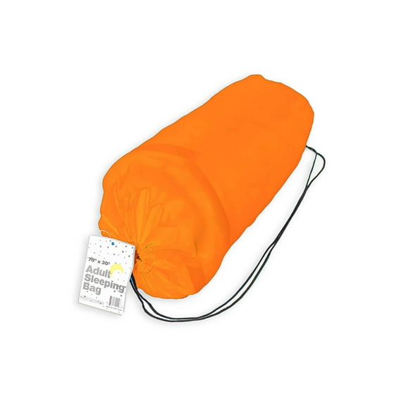 Kole Imports SLEEPBAGORG Adult Sleeping Bag - Orange