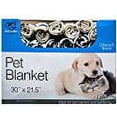 thumbnail image 1 of Kole Imports Ultra-Soft Fleece Paw Print Pet Blanket, 1 of 3