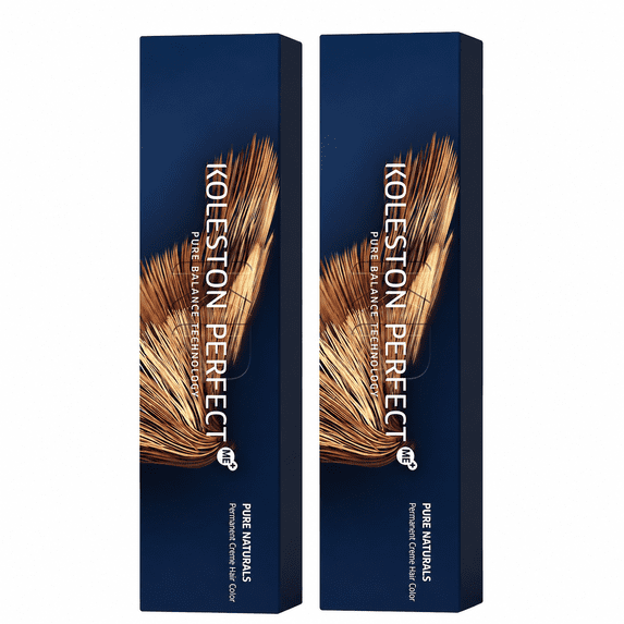 Koleston Perfect 55/02 Intense Light Brown/Natural Matte Permanent Creme Hair Color 2 Ounce (Pack of 2) Use with Welloxon Perfect Developer