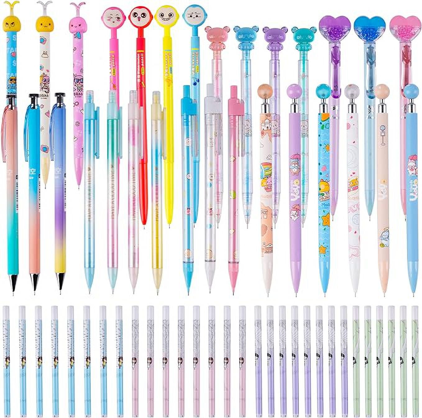 3pcs 2.0 mm Mechanical Pencil with 18pcs Lead Refills, Cute Automatic  Pencils for Draft Drawing, Writing, Crafting, Art Sketching Student Gift  Office School Supplies Korean Stationery, Random Color - Walmart.com