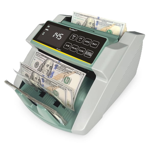 Kolibri Kolibri Bill Counter: 1,200 bills per min, advanced counterfeit detection, set up in minutes